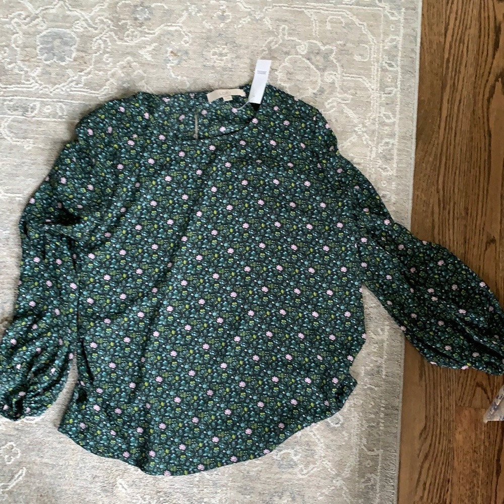 Floral loft blouse